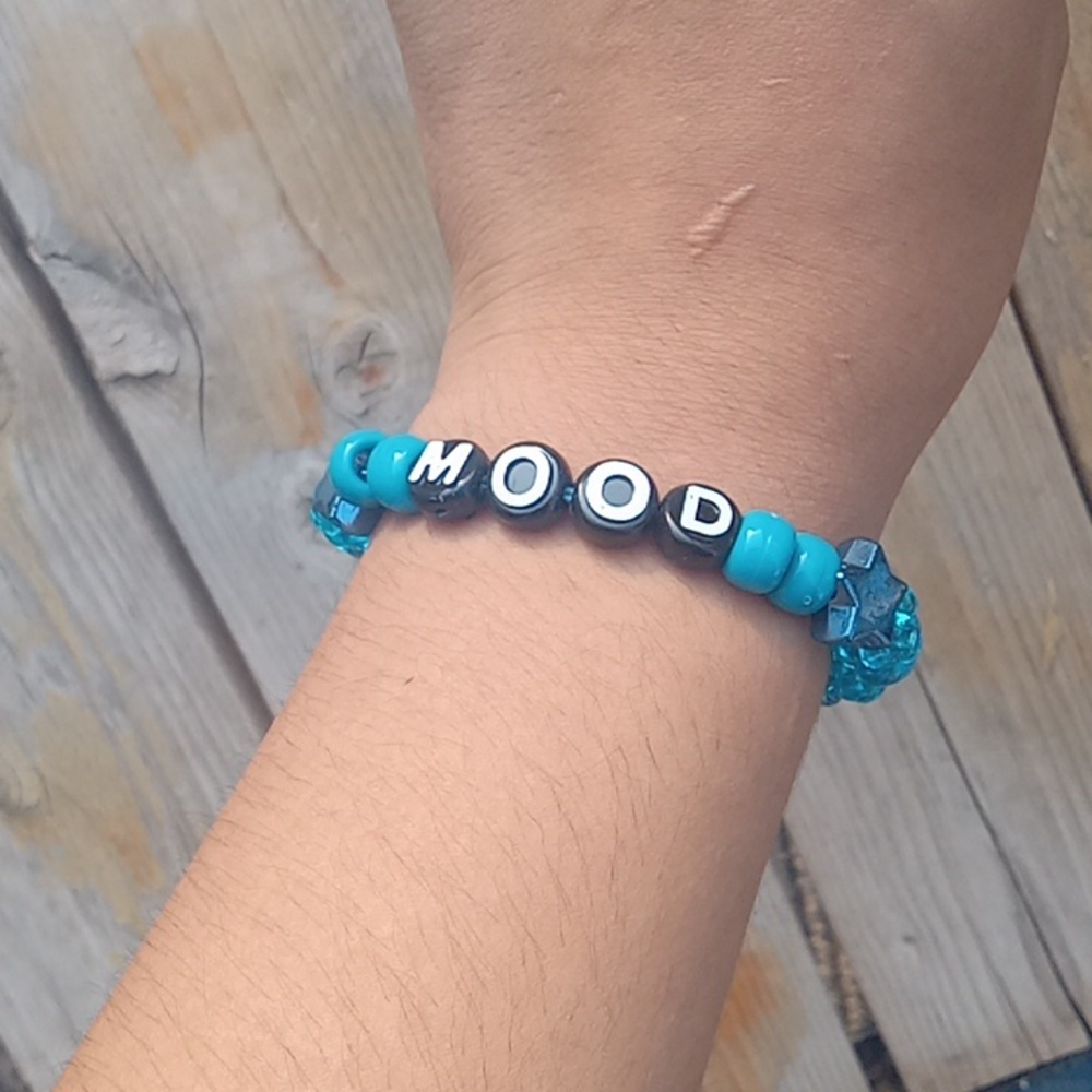 Handmade themed bracelet.